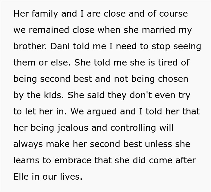 Text excerpt about family conflict where new wife tries to erase late wife from kids’ lives, aunt refuses replacement. Text excerpt about family conflict where new wife tries to erase late wife from kids’ lives, aunt refuses replacement.