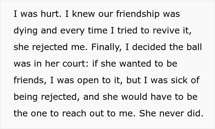 Text describing a best friend sabotage relationship with a boyfriend, highlighting feelings of hurt and rejection.