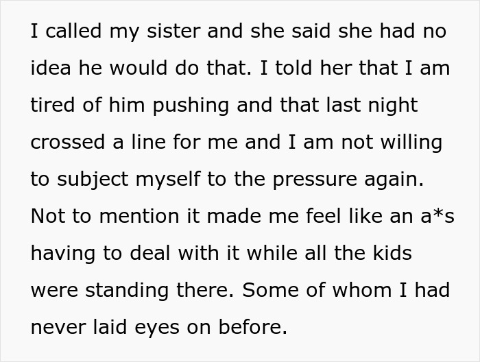 Text excerpt showing frustration of woman quitting babysitting after BIL arrives with kids she never met expecting free care. - 10