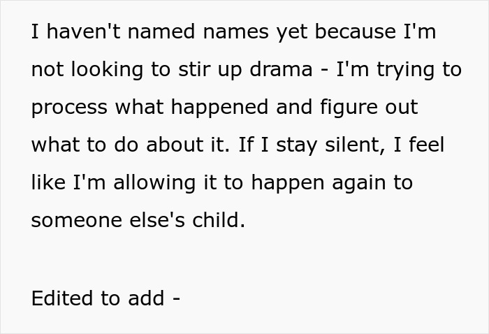 Text excerpt discussing concerns about a daughter&rsquo;s experience at church camp in Houston and the need to address it.