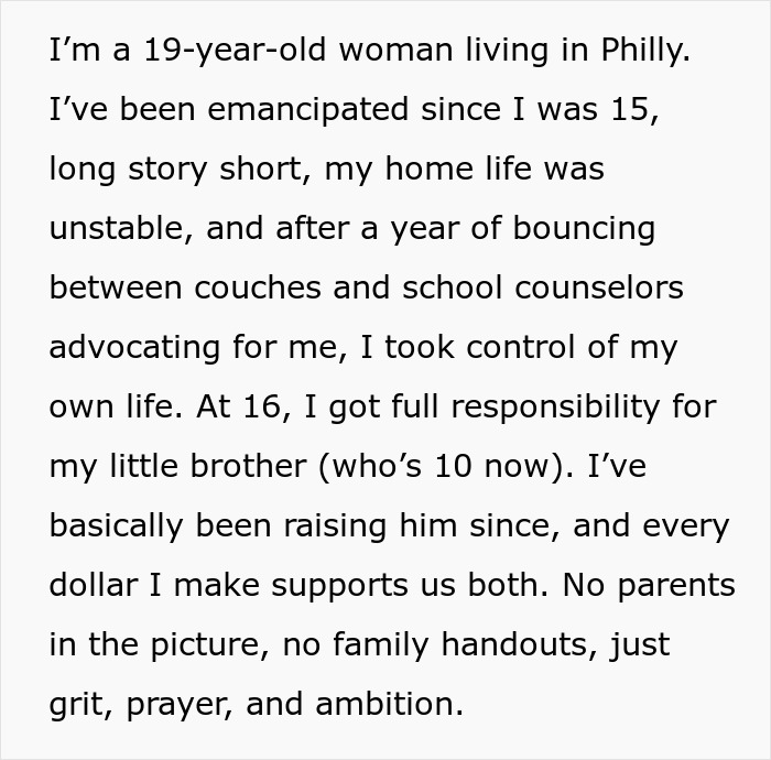 19-year-old woman from Philly shares story of ditching bestie for wannabe influencer and party studio conflict.