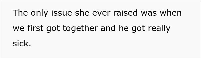 Text on a plain background discussing an issue in a relationship related to best friend sabotage.