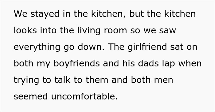 Text excerpt describing a 24-year-old man demanding his brother to dump his longtime girlfriend due to new girlfriend insecurities.