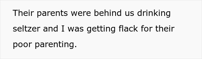 Woman blamed for rowdy kids during flight while parents drank seltzer behind her, highlighting poor parenting criticism. - 11