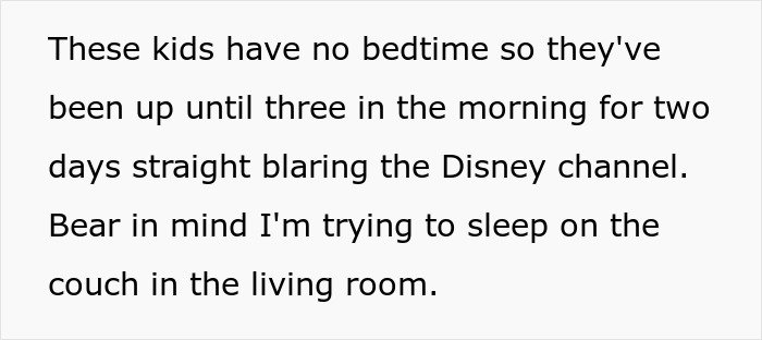 ALT text: Frustrated woman describes aunt invading home, demanding free childcare, causing chaos during birthday celebration. - 5