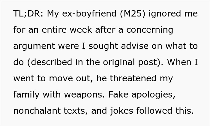 Alt text: Woman rethinks her relationship after red-flag argument with boyfriend, ending up fearing for her safety.