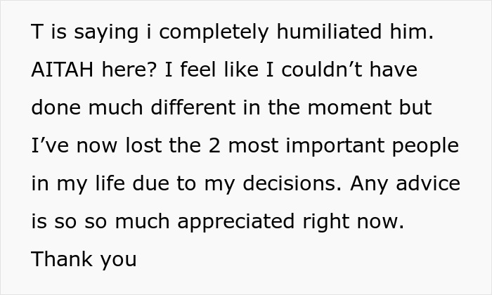 Text post about man planning public proposal at wedding without asking, causing bride to cry and girlfriend to feel embarrassed. - 17