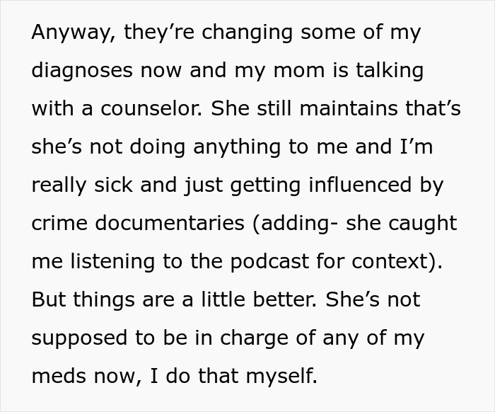 Alt text: Teen sick and tired of being dragged into hospitals confronts mom’s lies about their health and medical care. - 34