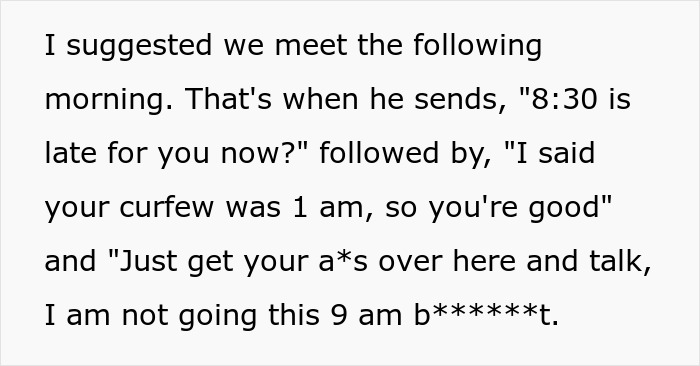 Text showing unsettling messages from a boyfriend sparking a woman to rethink her relationship after red-flag arguments.