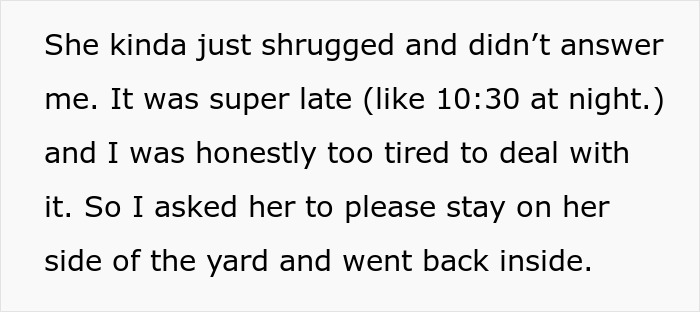 Text excerpt about a pregnant lady noticing a neighbor lurking around her house late at night, feeling uneasy. - 16