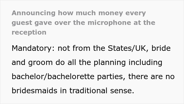 &ldquo;I Began To Sweat&rdquo;: Newlyweds Publicly Announce How Much Each Guest Gave