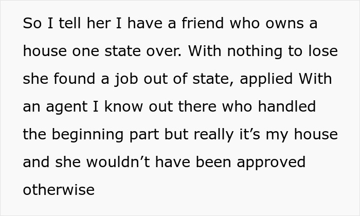 Text describing a wife discovering her husband secretly owns and rents his mom&rsquo;s house to her like a stranger.