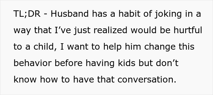 Text showing a woman reflecting on her manipulative husband’s harmful jokes and seeking advice online to change his behavior. - 11