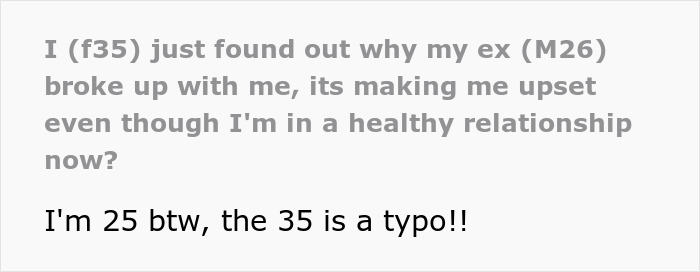 Woman revisiting past breakup after learning from friend she was the other woman in the relationship. - 2