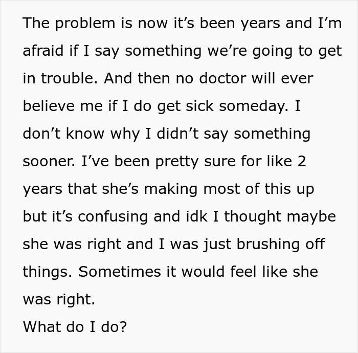 Teen discussing being dragged into hospitals and exposing mom’s lies about health in a heartfelt confession. - 13