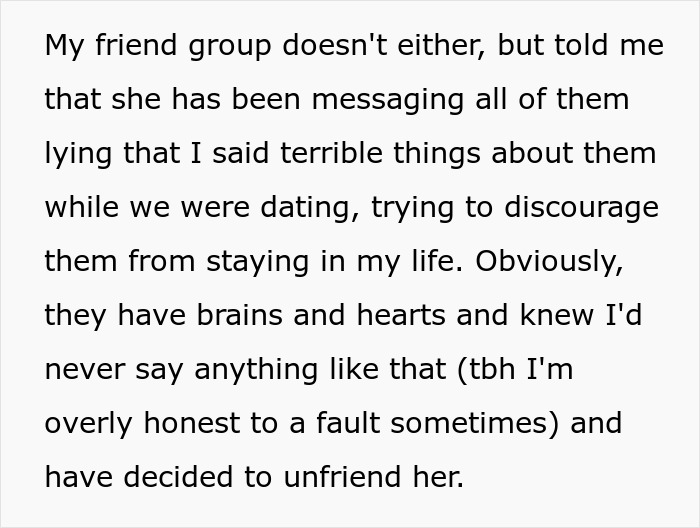 Text discussing a woman furious her partner won't rename their cat, touching on her traumatic childhood and relationship issues. - 62