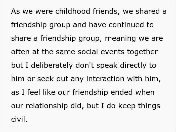 Text excerpt about a woman revisiting past breakup after friend reveals she was the other woman all along. - 7