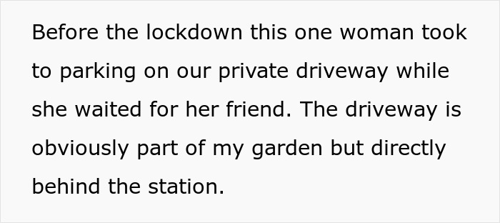 Woman aggressively blocks couple’s private parking space after repeatedly parking in it without permission. Woman aggressively blocks couple’s private parking space after repeatedly parking in it without permission.