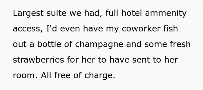 Hotel employee uses her power to expose cheating guest&rsquo;s gold digger boyfriend with hotel amenities and surprise gifts.