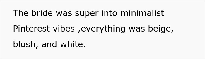 Minimalist bride bans water bottles at wedding for aesthetic as guests struggle in 102°F heat without hydration. Minimalist bride bans water bottles at wedding for aesthetic as guests struggle in 102°F heat without hydration.