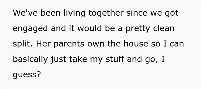 Text excerpt from a breakup story involving a man, fiancée, and relationship issues after injury and drinking. - 13