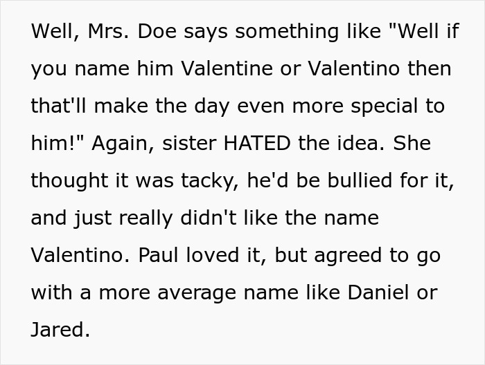 Woman’s revenge on sister’s bad ex leads to wife unknowingly naming baby after her, causing family tension and mixed feelings. - 8