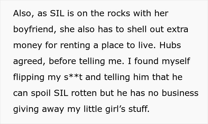 Husband promises daughter’s inheritance to freeloader sister causing wife’s anger and emotional conflict in marriage. - 7