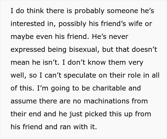 Text excerpt discussing a woman’s heartbreak over husband’s suggestion of trying polyamory after one year of marriage. - 14