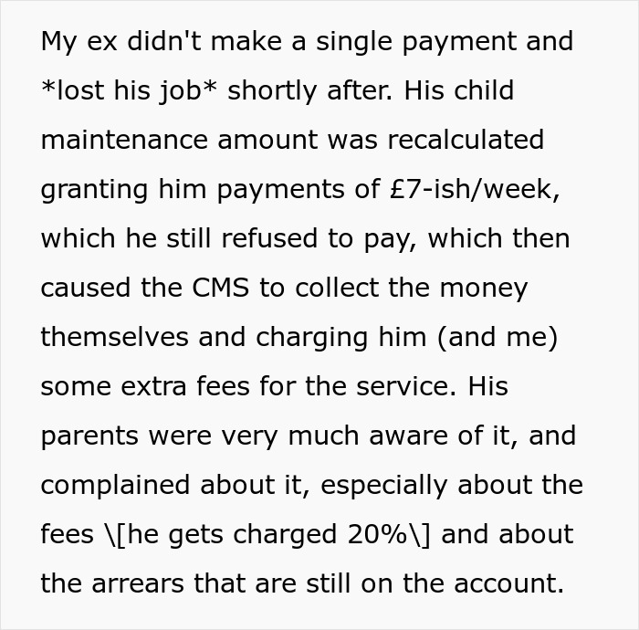 Text message screenshot showing a mom addressing accusations about spending nonexistent money from her ex's family. - 4