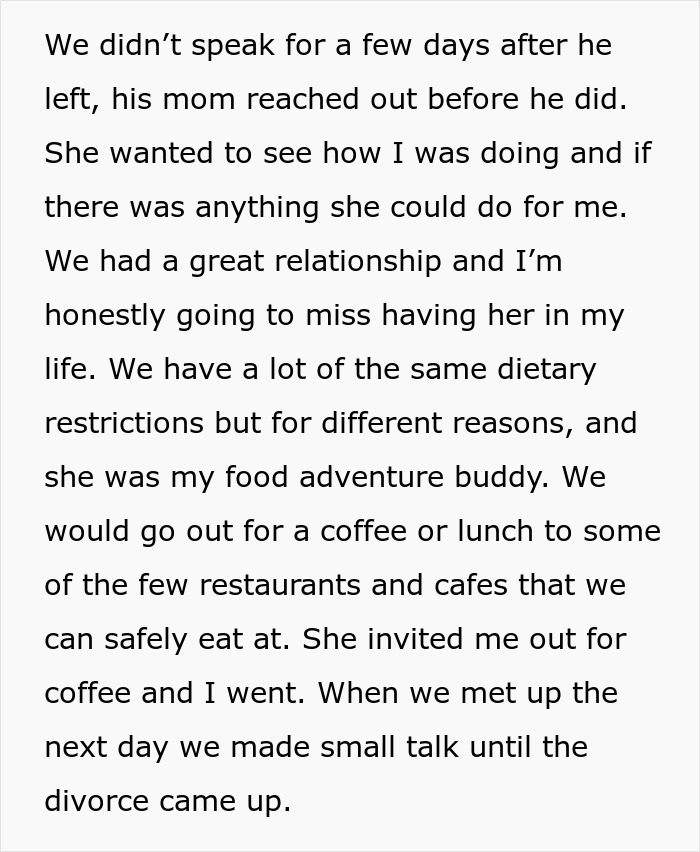 Text excerpt discussing a husband demanding child and open marriage, wife responding with divorce papers. - 67
