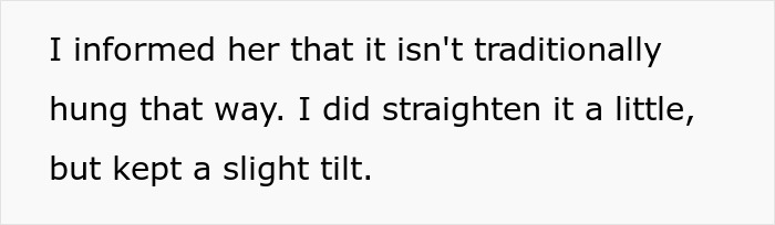 Text about a woman explaining Jewish traditions to her roommate who is triggered by OCD over the setup.