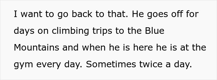 Woman reflecting on her marriage struggles caused by her husband&rsquo;s new climbing and gym hobby affecting their relationship.