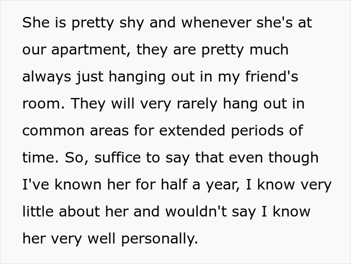Woman showing disbelief about dinosaurs, reacting strongly to boyfriend's roommate watching Jurassic Park movie.
