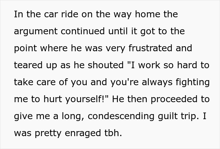 Couple arguing in car about eating habits, frustrated guy nagging his girlfriend to eat more, leading to relationship conflict.