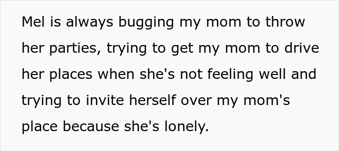Text describing a woman refusing to be an organ donor for her mom's obnoxious bestie, facing demands for an apology. - 7