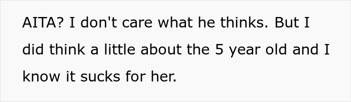 Text on white background about a teen refusing to babysit a 5-year-old during an emergency, reflecting on the situation. - 12