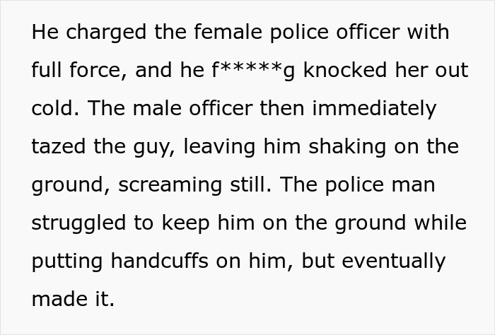 Text describing a man on a patio with an intense and creepy atmosphere related to autism awareness.