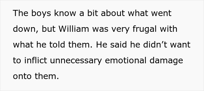 Text excerpt about emotional impact shared by William, highlighting themes of manipulation in a mom-daughter story drama. - 48