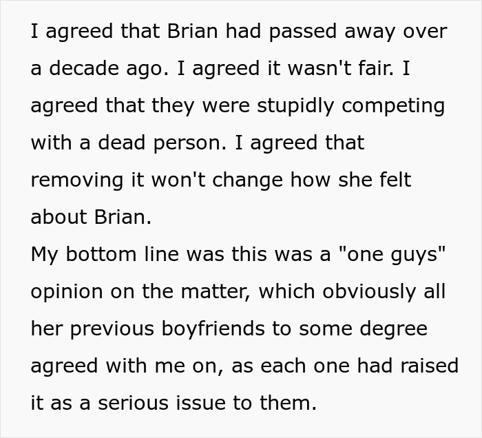 Text excerpt discussing opinions on how a friend's tattoo relates to love life issues, referencing Titanic metaphor.