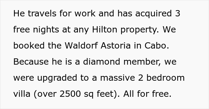 Couple plans one last stress-free trip before wedding, enjoying a luxury villa upgrade and quality relaxation time.