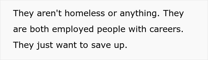 Man refusing to give his home to sister and her family, standing firm on not being a landlord.