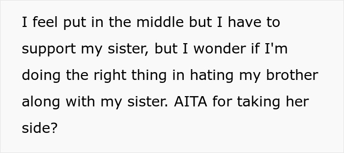 Sibling supports woman after CPS visit following brother's report of unsafe loft conditions. - 11
