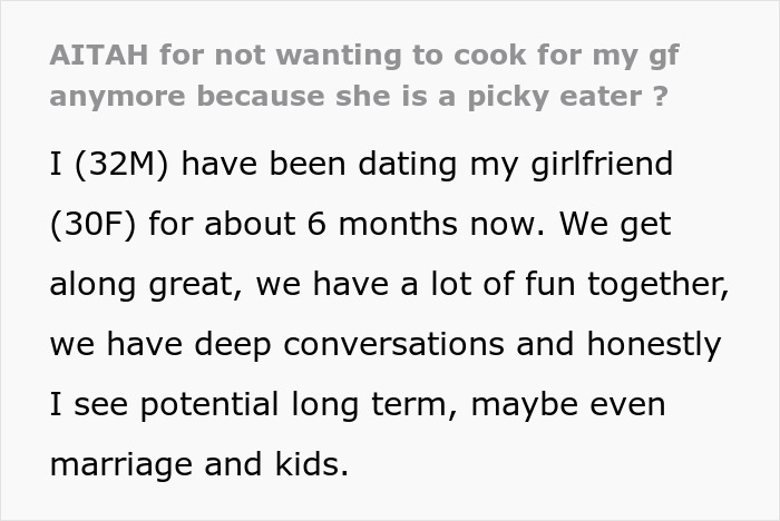 Woman Has The Palate Of A Five Year Old, Her BF Starts Refusing To Cook For Her - 2