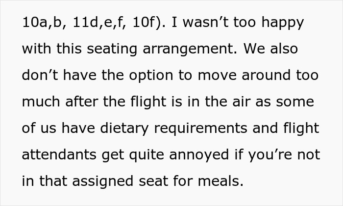 Woman sneakily swapping airplane seats to avoid babysitting little sister during a family trip paid for by their dad.