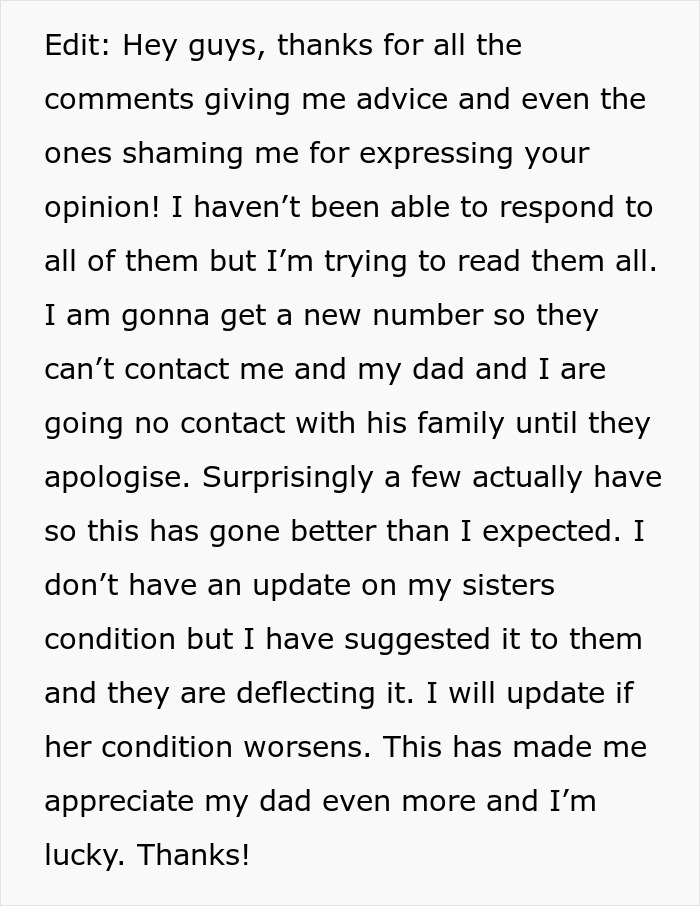 Text message expressing thanks for advice, mentioning estranged mom reaching out after 14 years and shocking real reason revealed. - 14