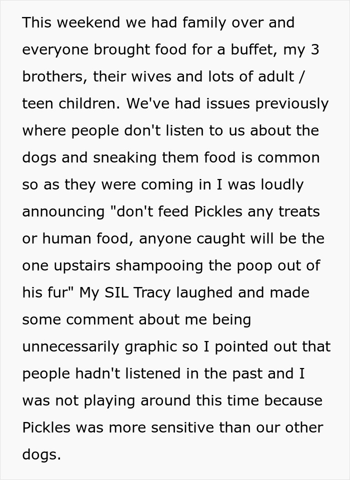 Woman refuses to replace nephew&rsquo;s jacket ruined by dog&rsquo;s accident, says he ignored her warnings during family visit.