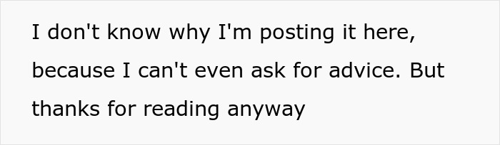 Text on screen expressing uncertainty about posting and gratitude for reading, reflecting a dad's disheartening truth discovery. - 16