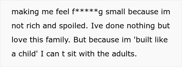 Text excerpt showing a daughter expressing feelings of being manipulated and excluded by a manipulative mom in a family setting. - 14