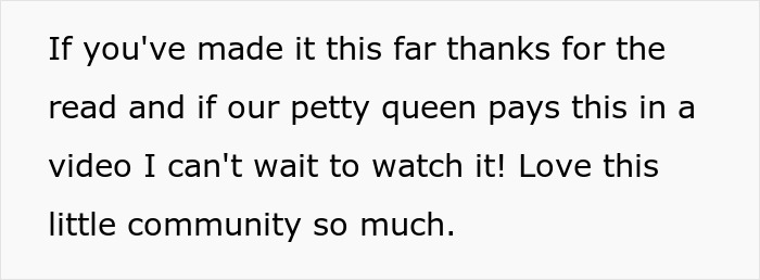 Text excerpt about a deadbeat dad facing legal consequences after refusing to grant his wife a small favor.