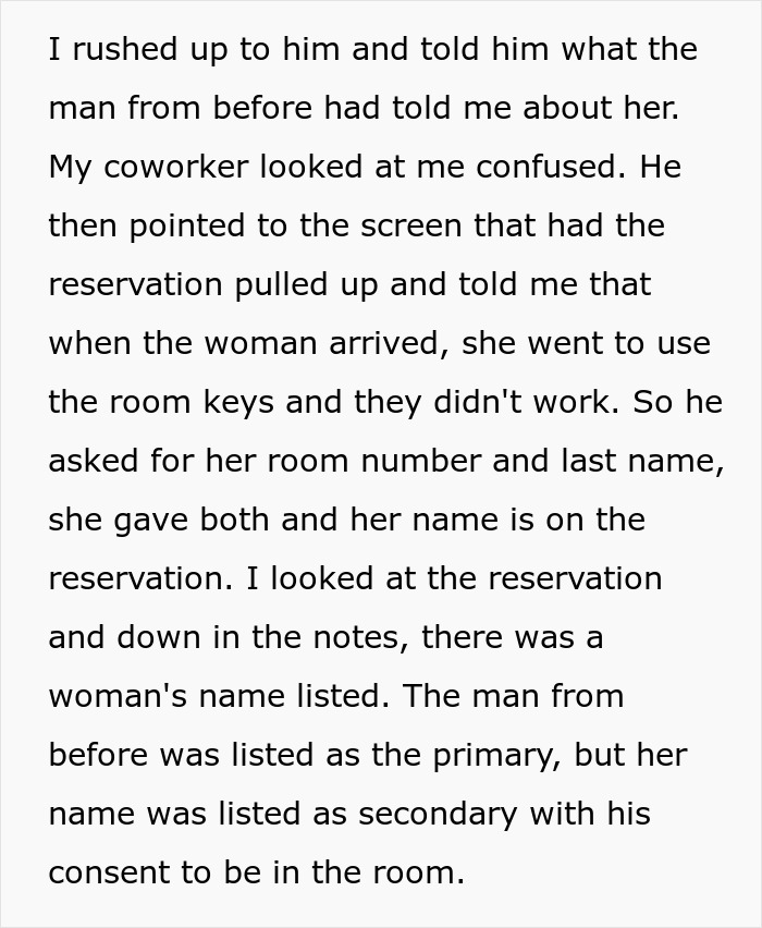 Hotel employee uses her position to expose and confront guest&rsquo;s cheating gold digger boyfriend at the hotel.